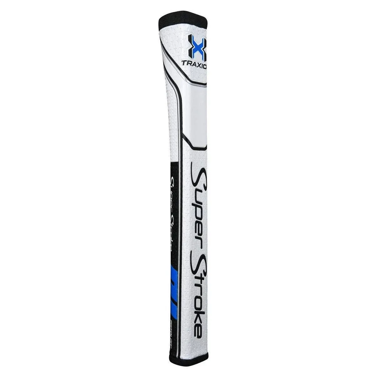 SuperStroke Traxion Pistol GT 1.0 Golf Putter Grip, Black/Blue/Whi<wbr/>te