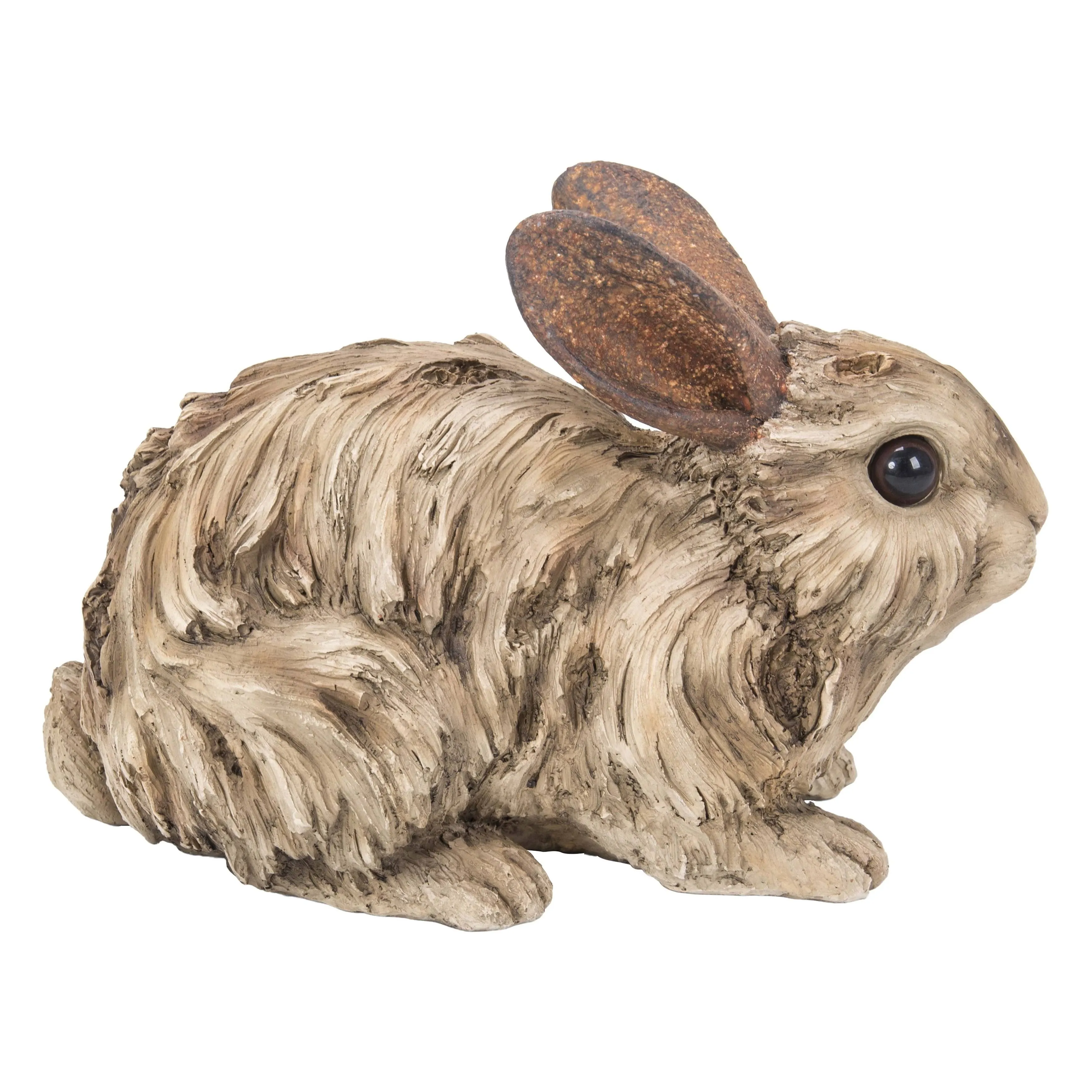 Hi-Line Gift Large Driftwood Rabbit Statue