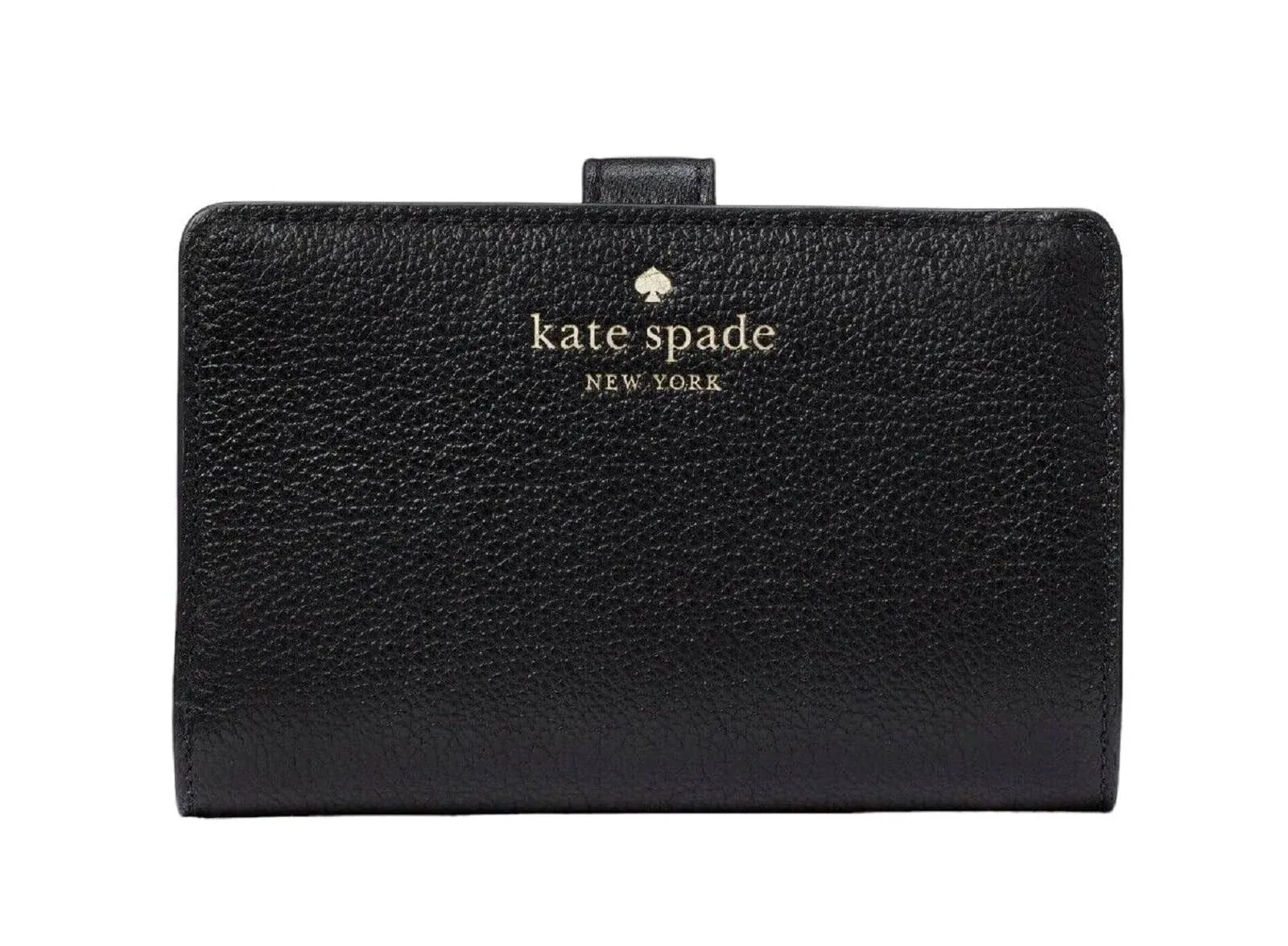 Kate Spade New York Medium Bifold Compact Wallet (Black)