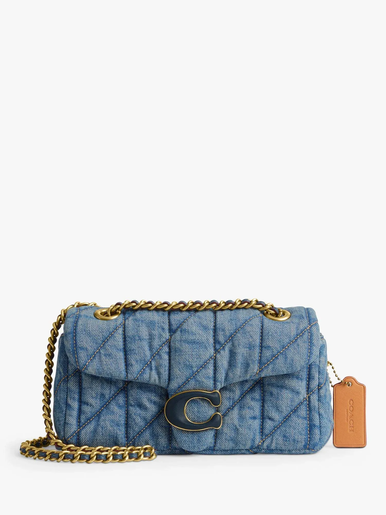 Coach Quilted Tabby 20 Shoulder Bag Black