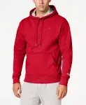 Champion Men's Powerblend Fleece Pullover Hoodie Team Red Scarlet