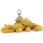 Jellycat *Golden Dragon Bag Charm