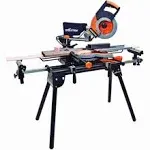 Folding Universal Power Tools Miter Saw Stand,w/Roller<wbr/>s,Fits Most Brands,Black