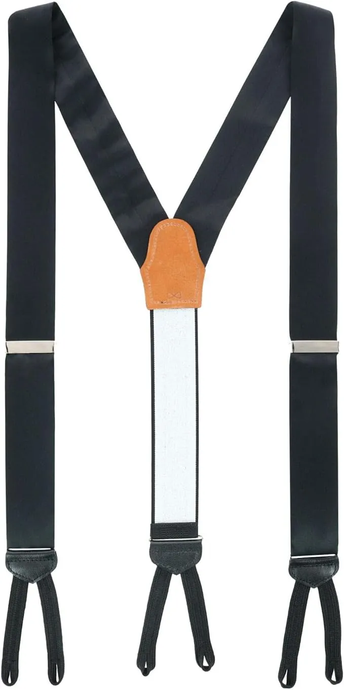 Trafalgar Men's Sutton Silk Formal Suspenders