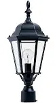 Maxim Lighting Westlake 1-Light Black Outdoor Pole/Post 1005BK