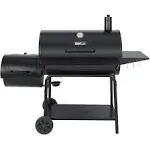 Royal Gourmet Charcoal Barrel Grill with Offset Smoker