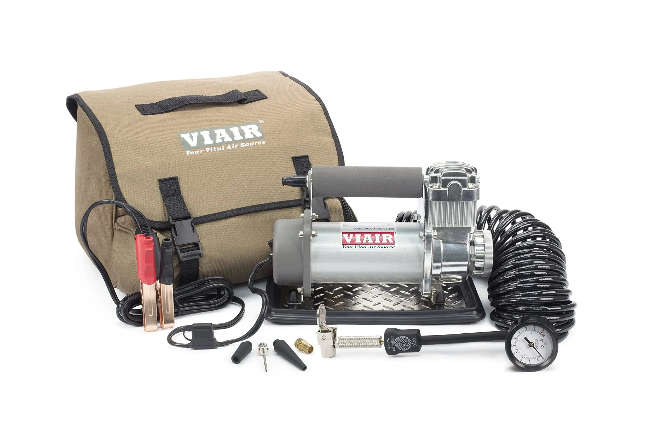 VIAIR 400P 24V Portable Compressor Kit 150 PSI 40 Min Duty (40050)