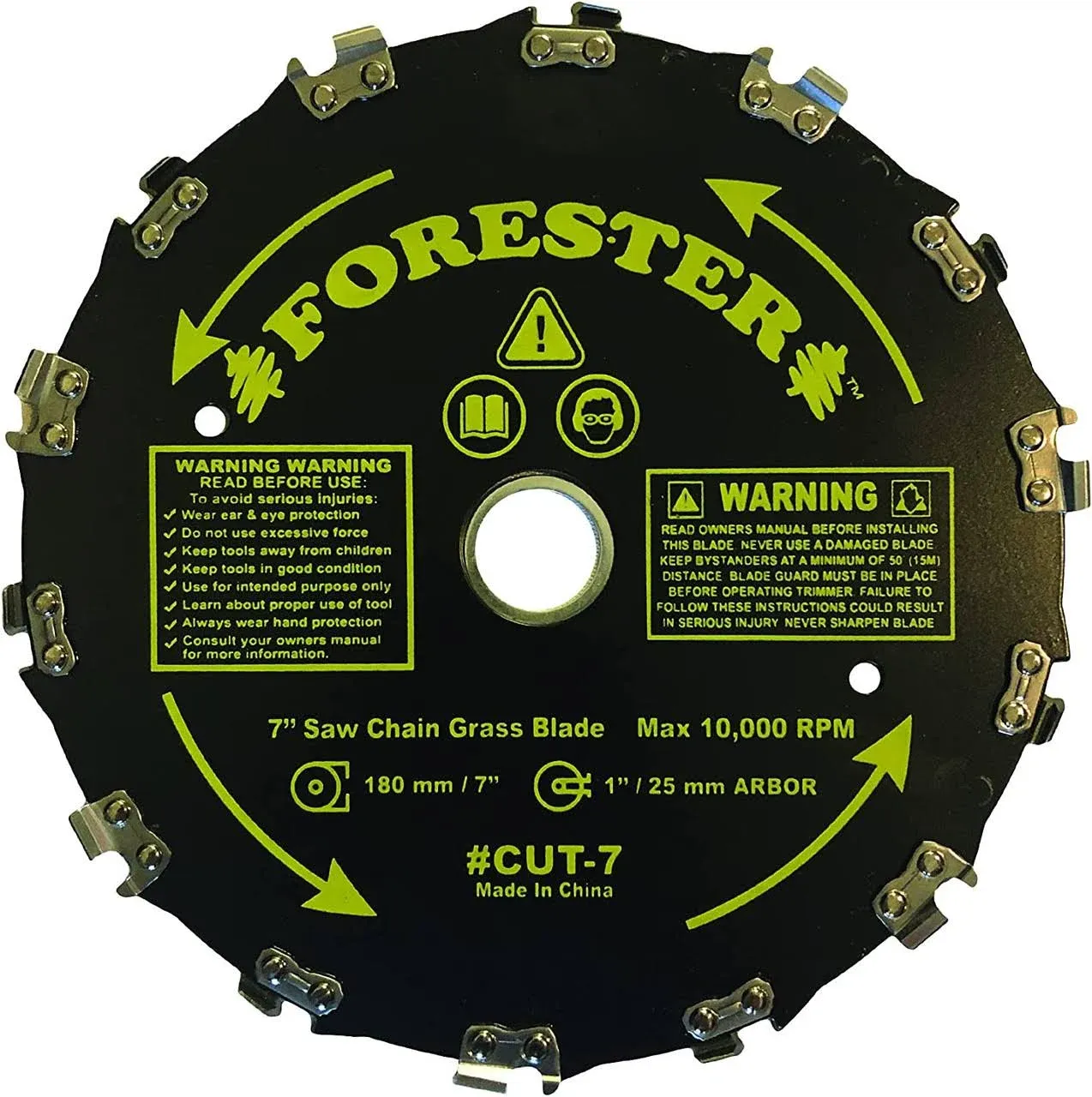 Forester™ 7" Chainsaw Tooth Brush Replacement Blade