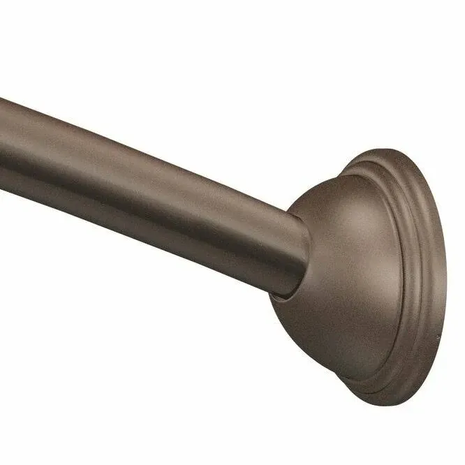 Moen CSR2165OWB- Curved Shower Rods Old World Bronze 5Ft Curved Shower Rod