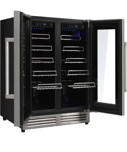 Thor Kitchen 24 in. 42 Bottle Dual Zone Wine Cooler, TWC2402