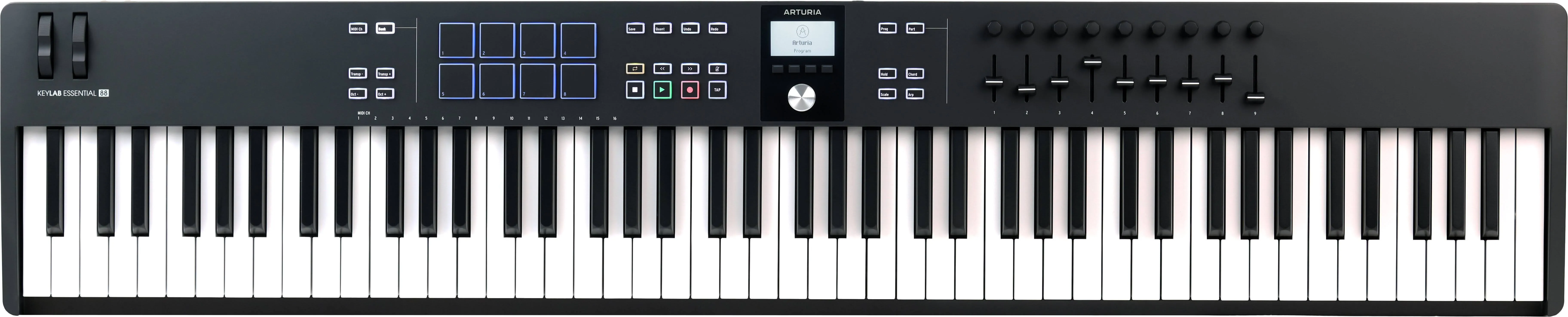 Arturia KeyLab Essential 88 MK3 Midi Controller Black