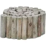 Backyard x-Scapes Natural Eucalyptus Wood Solid Log for Garden Edging Borders Lawn 72 in L x