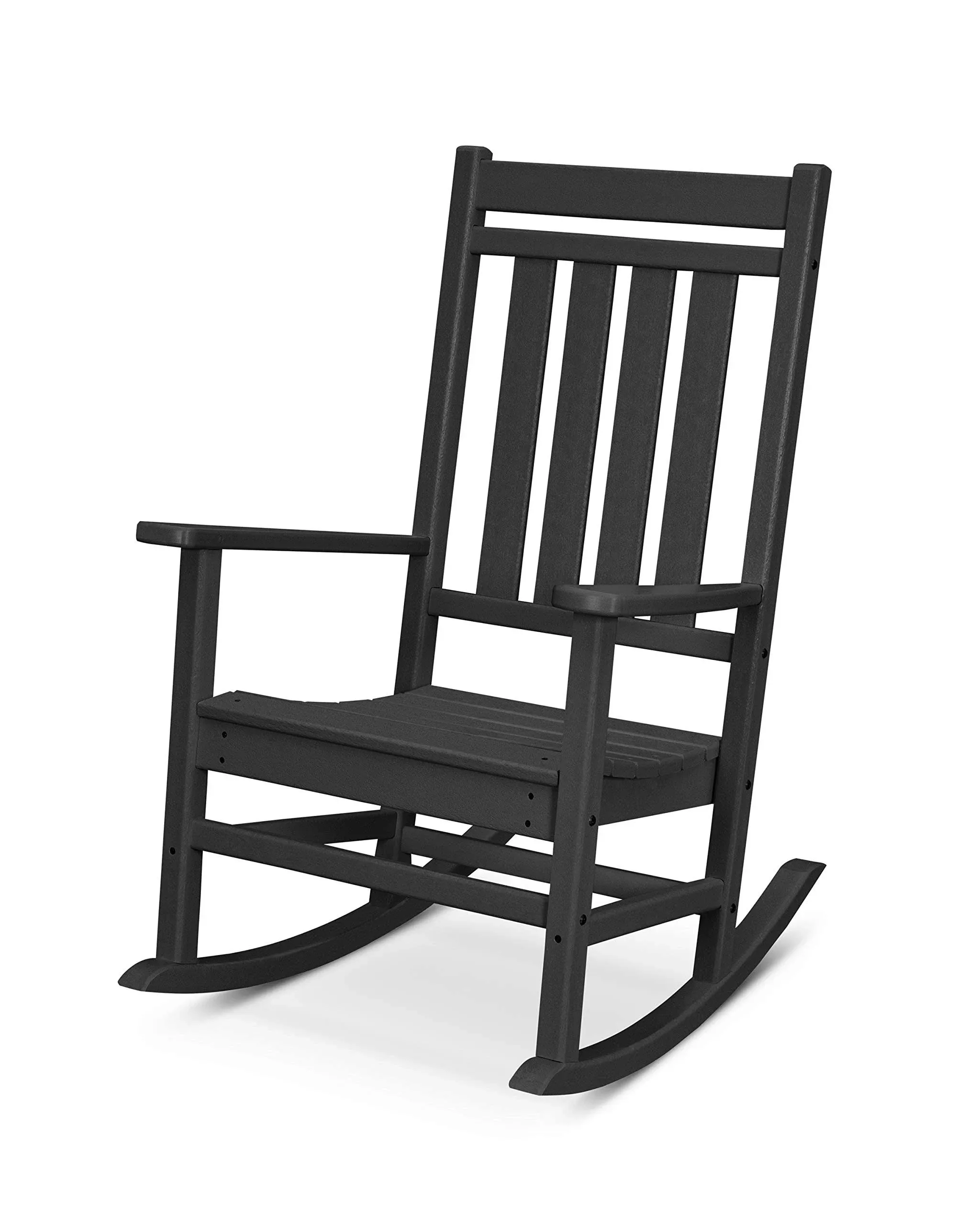 POLYWOOD Estate Rocking Chair ,Black