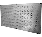 Wall Control 30-Hp-1632 GV 16" x 32" Horizontal Galvanized Metal Pegboard Tool Board Panel