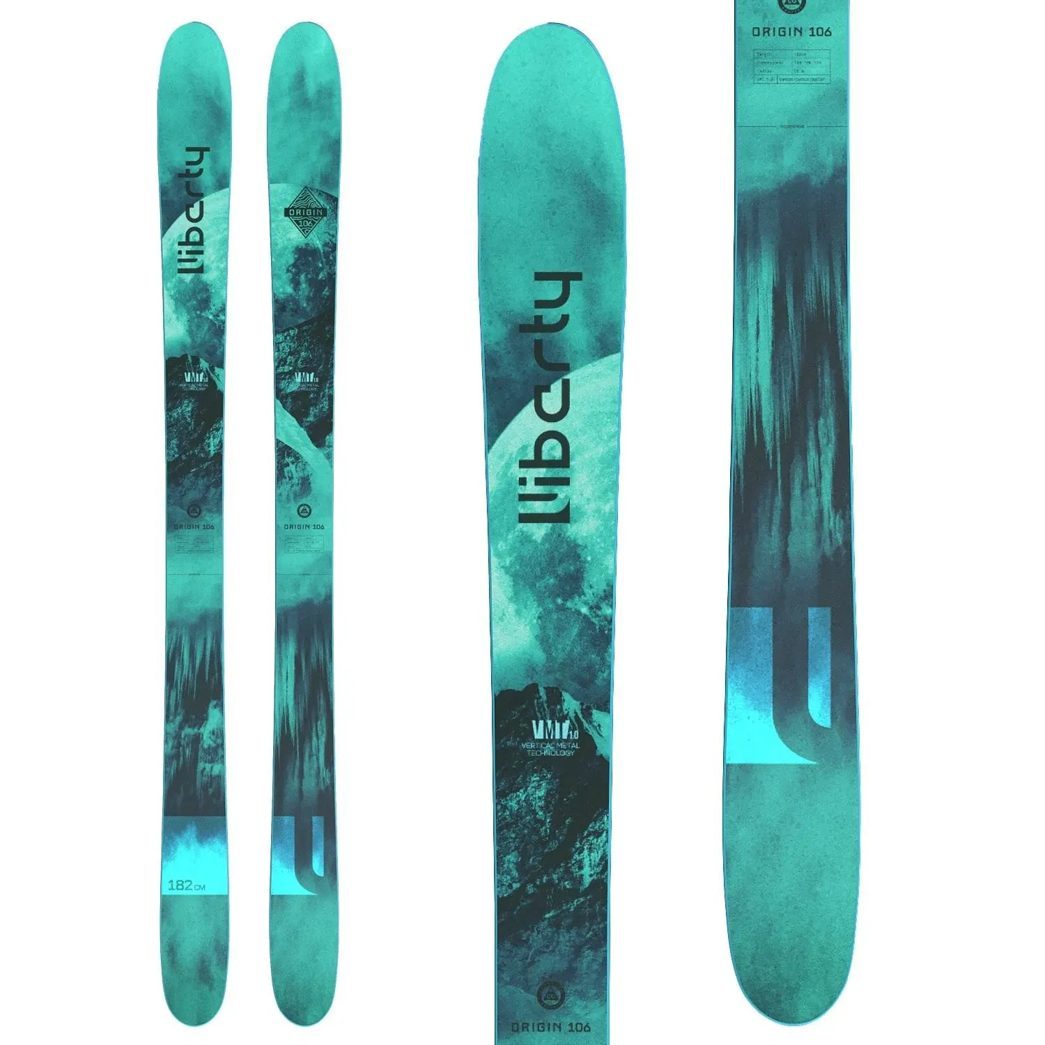 Liberty Origin 106 Skis 2024 - 182