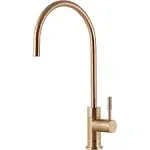 SpiroPure Air Gap RO Faucet, Brushed Gold/Bronze/Brass, Reverse Osmosis Replacement Water Filter Faucet, 3-Line Filtered Faucet, SP-FC210-GD