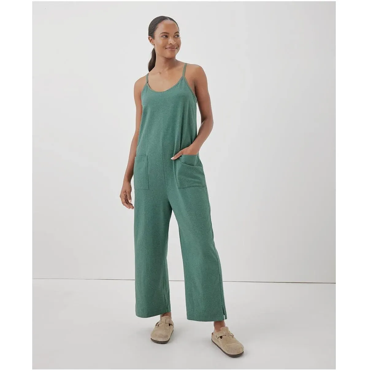 Women's Pact Organic Cool Stretch Lounge Jumpsuit