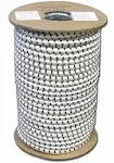 1/8 In. X 50 Ft. Elastic Bungee Shock Cord | By Cordage Evans Rope Roll White