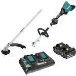 Makita XUX01M5PT 36-Volt 5.0Ah Cordless Couple Shaft Power Head Attachment Kit