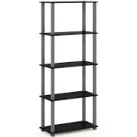 Furinno Turn-N-Tube 5-Tier Multipurpose Shelf Display Rack