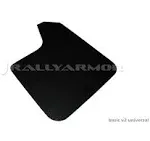 Rally Armor MF12-BAS-BLK - Universal - Black Mud Flap/Black Logo