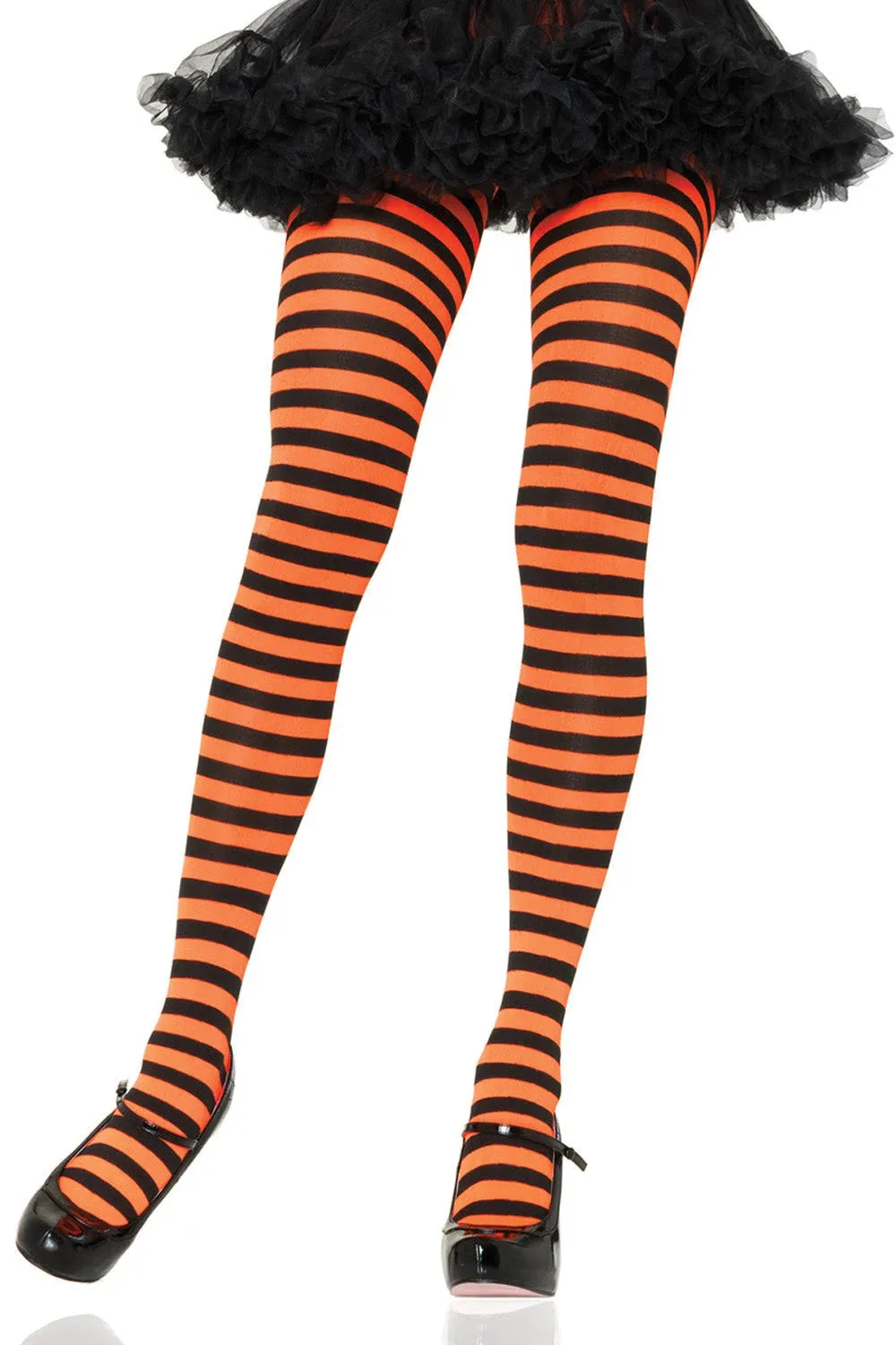 Leg Avenue Women's Striped Nylon Tights