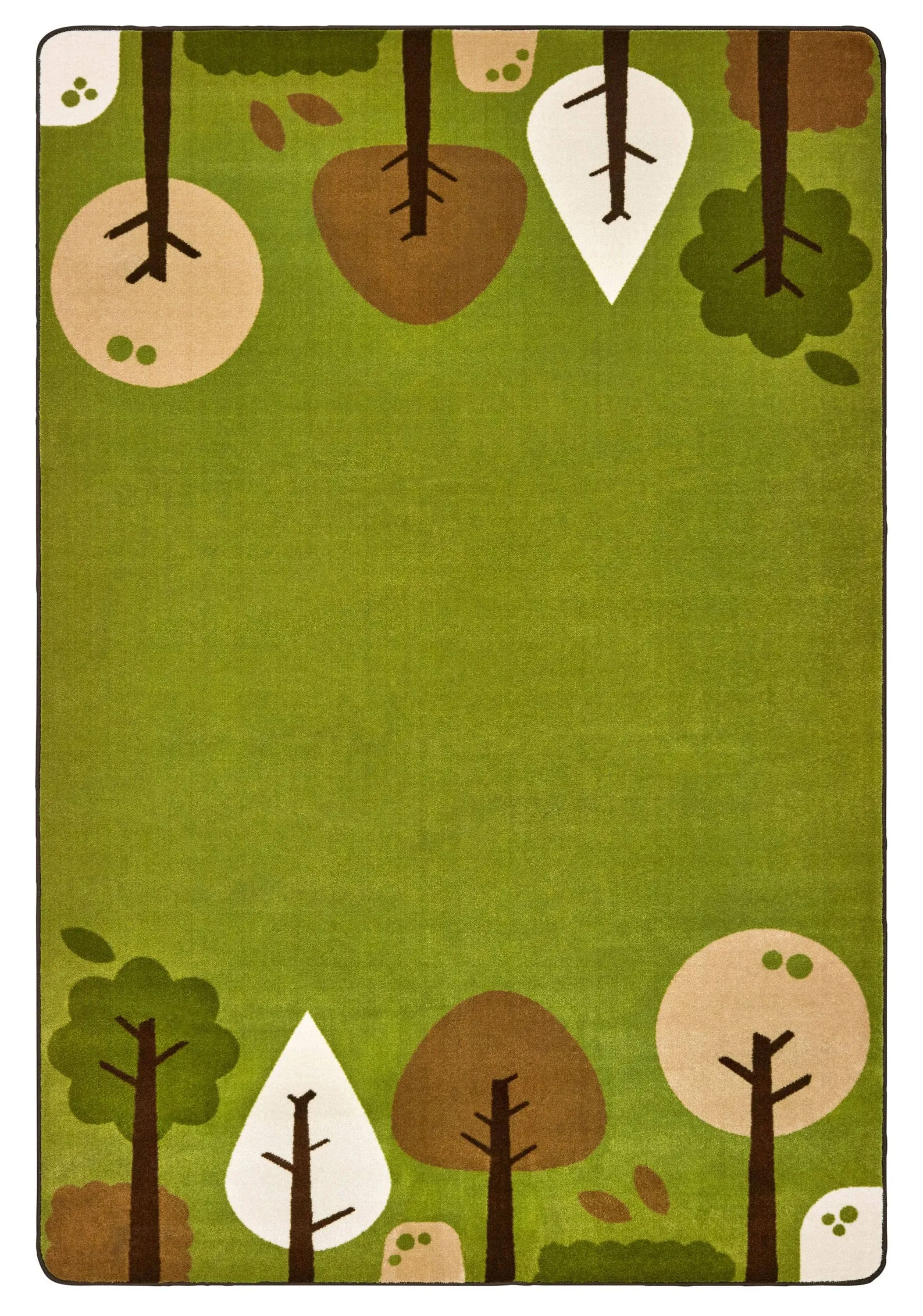 Carpets for Kids KIDSoft Tranquil Trees Rug, Green, Rectangle 6' x 9'