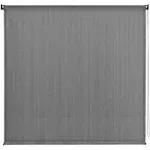  Outdoor Roller Shade, Patio Blinds Roll Up Shade 8&#039; wide X 8&#039; drop Gray Corded