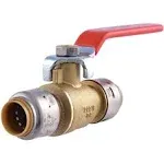 Sharkbite 1/2 in. Brass Push-Fit Slip Ball Valve