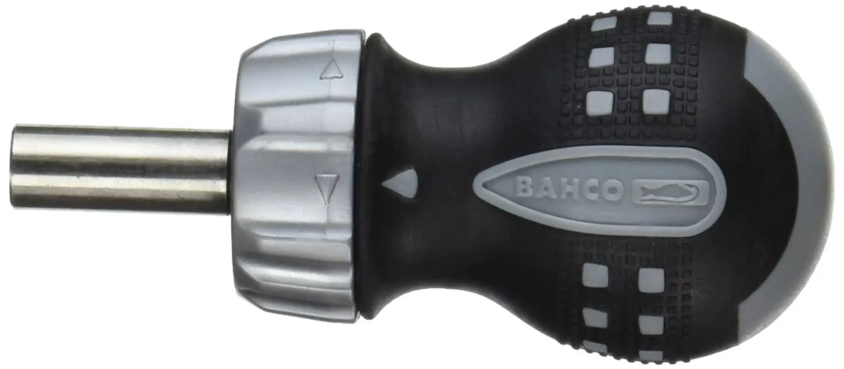 Magnetic Stubby Handle Ratcheting Screwdriver - Compact &amp; Efficient for Repairs