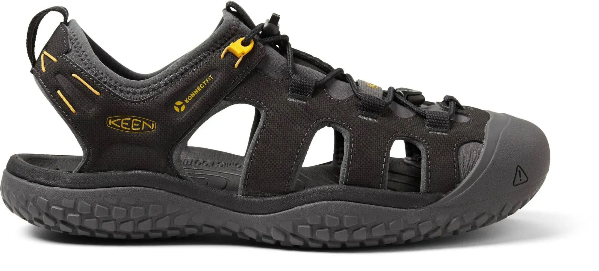 Keen Solr Sandal - Men&s Black/Gold, 11.5