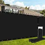 AofeiGa 180GSM 4ft x 50ft Fence Privacy Screen Heavy Duty Fence Cover Garden ...