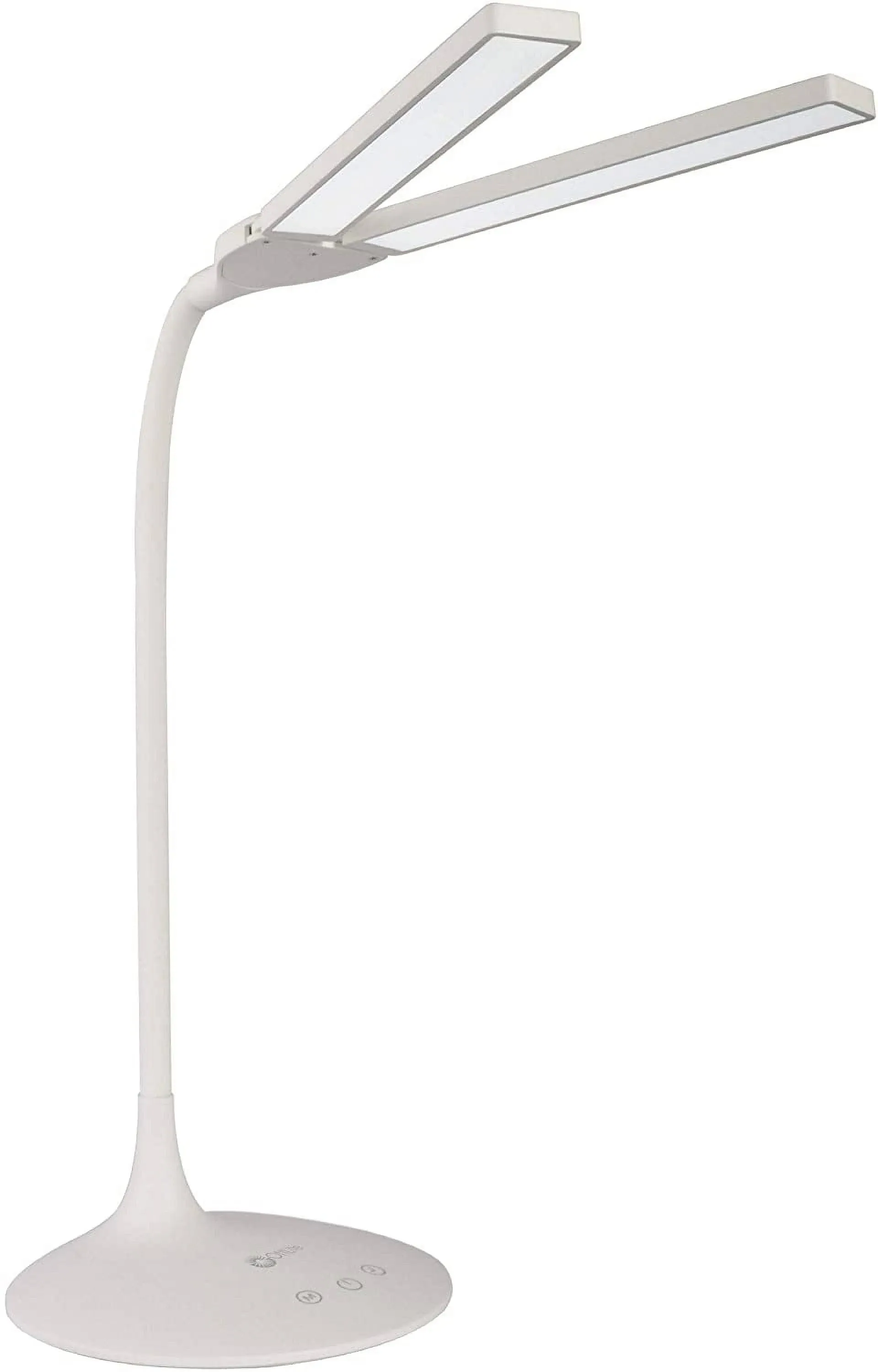 OttLite Pivot LED Desk Lamp with Dual Shades