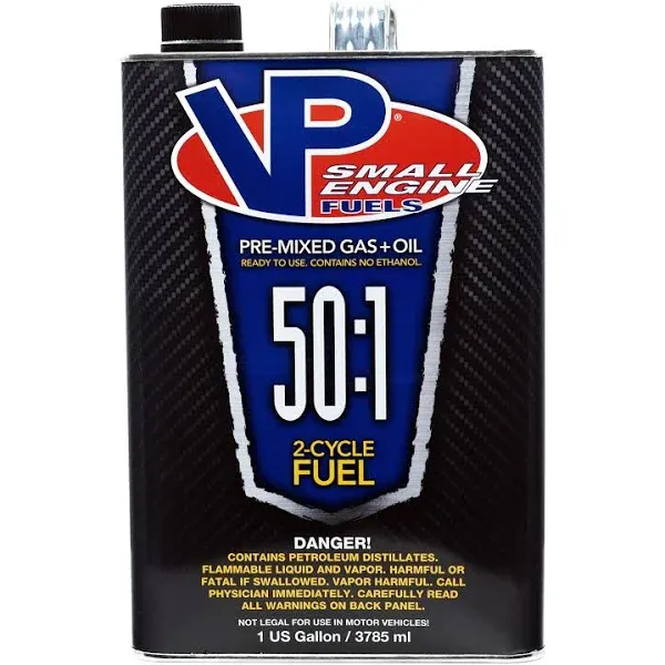 VP Racing Fuels Small Engine Ethanol-Free 2-Cycle 50:1 Pre-Mixed Fuel 1 gal