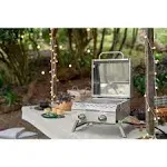 Megamaster Tabletop Propane 2-Burner Grill - Stainless Steel