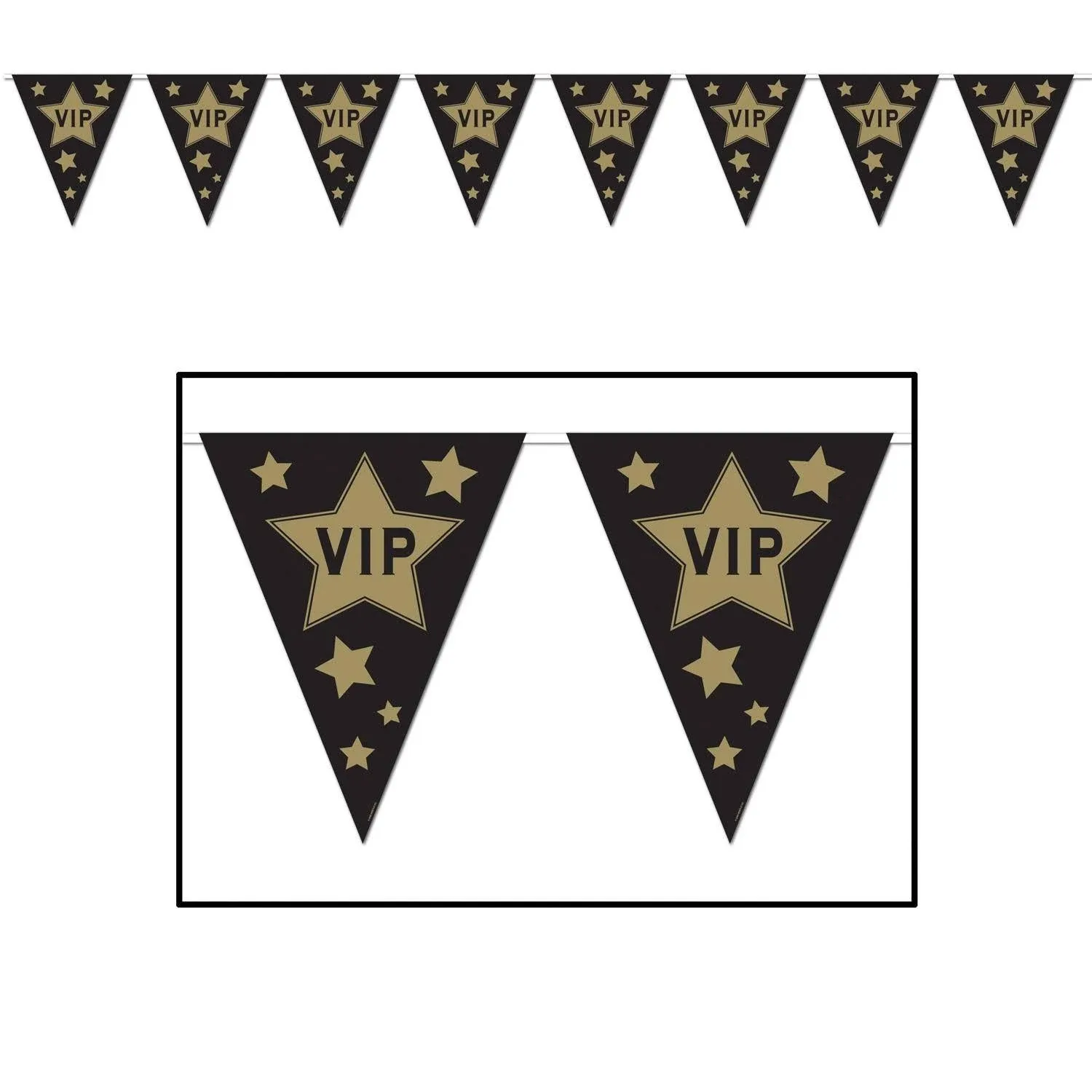 &quot;Vip Pennant Banner - 10&quot;X12&#39; - 1/Pkg&quot;