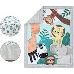 The Peanutshell Safari Adventures, 3-Piece Baby Crib Bedding Set - Multicolor