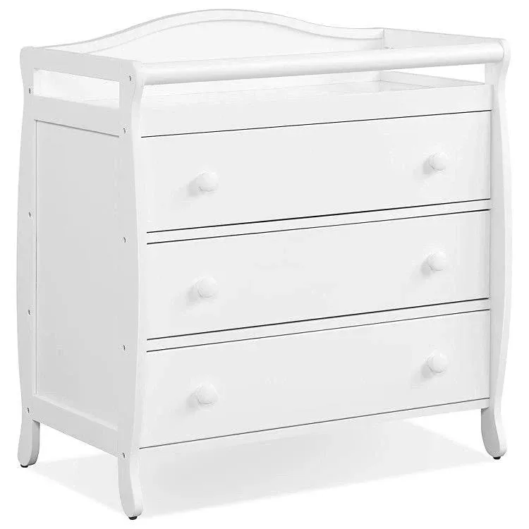 Baby Changing Table with 3 Drawers and Safety Belt