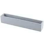 14.5-Inch Grey Rectangle Concrete Succulent Planter Windowsill Boxes