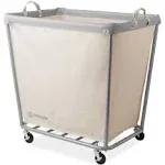 Dryser Commercial Rolling Canvas Bin Laundry Hamper On Wheels