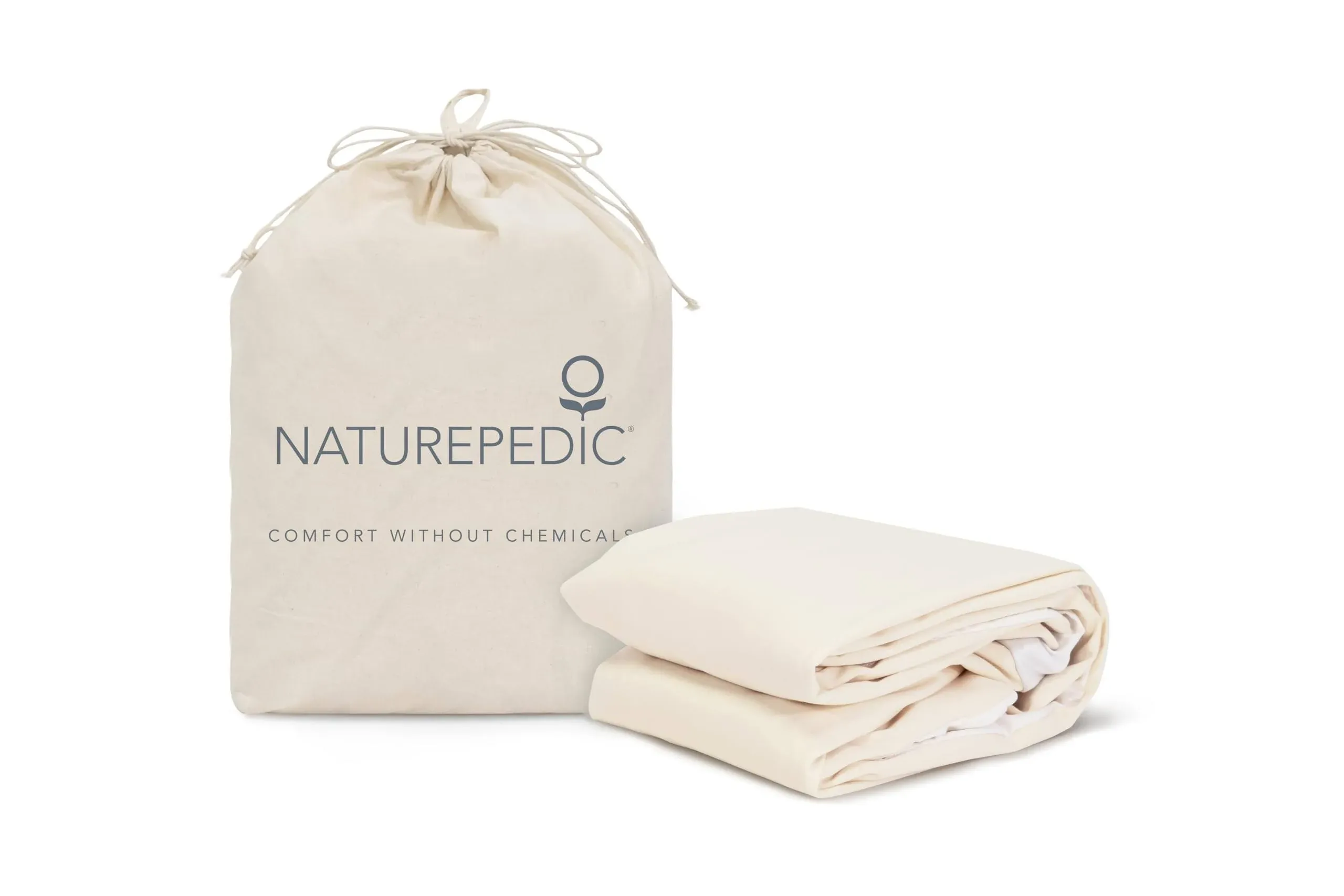 Naturepedic Organic Waterproof Fitted Protector Pad - Queen