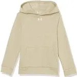 Under Armour Kids' Rival Fleece Hoodie in Khaki Base /Light Heather