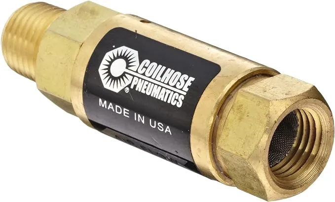 Coilhose Pneumatics 4214-90PS Pre-Set In-Line Pressure Regulator 1/4-Inch 90 PSI