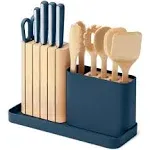 Caraway 14-Piece Navy Knife and Utensil Prep Set