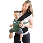 Moby Easy Wrap Baby Carrier Olive/Onyx