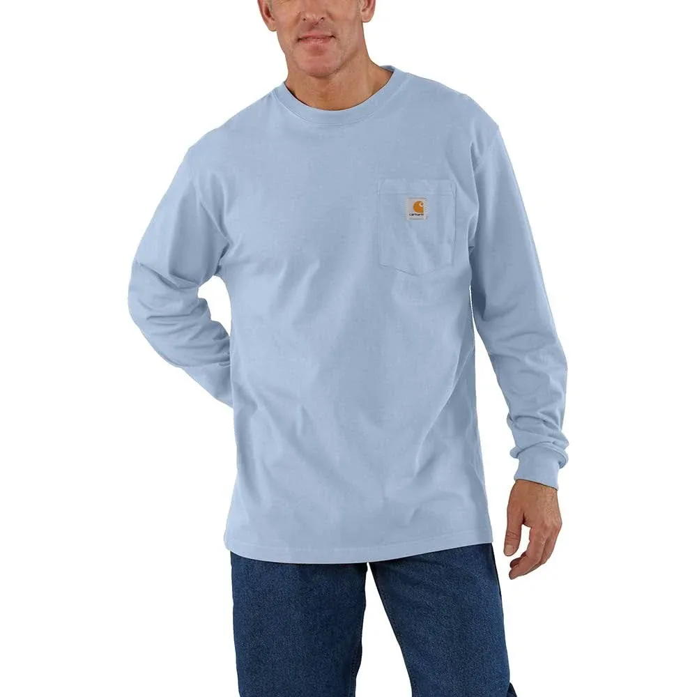 Carhartt Men's Loose Fit Heavyweight Long-Sleeve Pocket T-Shirt