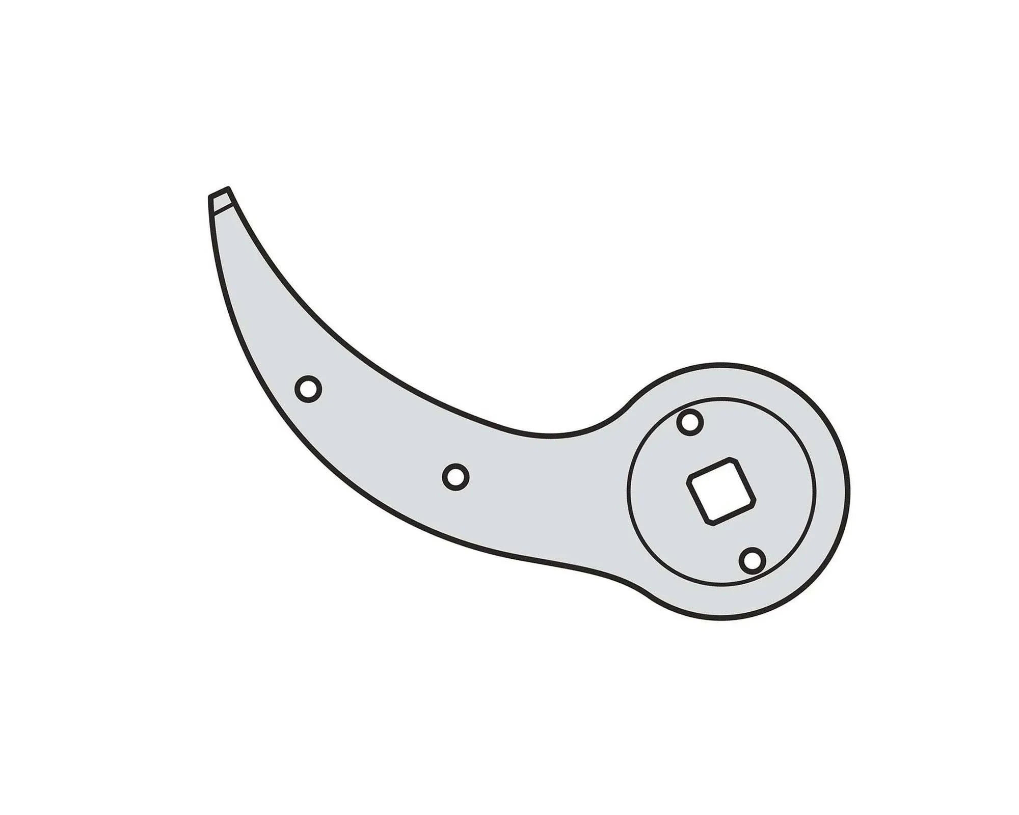 Felco - 2/4 - Counter Blade with rivets for F2