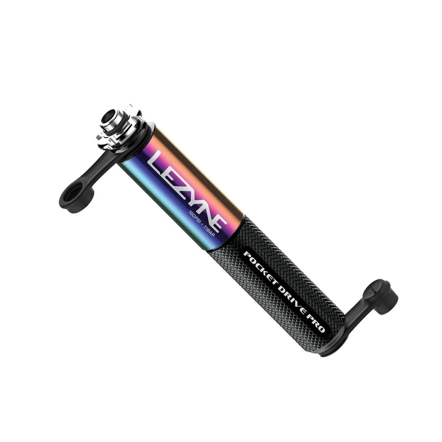 Lezyne Pocket Drive Pro Pump : Neo Metallic/Black