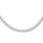 Belk & Co. Men's Cuban Link Sterling Silver Chain Necklace