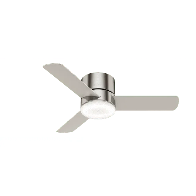 Hunter Fan Company 59452 Low Profile 44" Minimus Ceiling Fan with Light, White